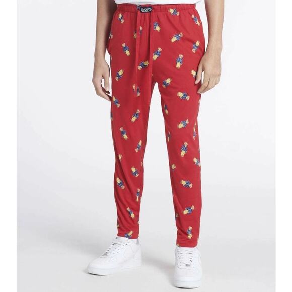 NEW Polo Ralph Lauren Jogger Pants Red Men’s Size Medium Commons PK08HF AK4J - Picture 1 of 6